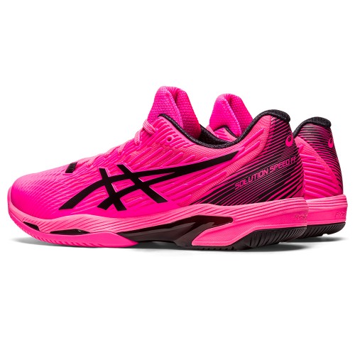 Chaussures Asics Tennis Solution Speed FlyteFoam 2 Toutes Surfaces Homme Rose/Noir