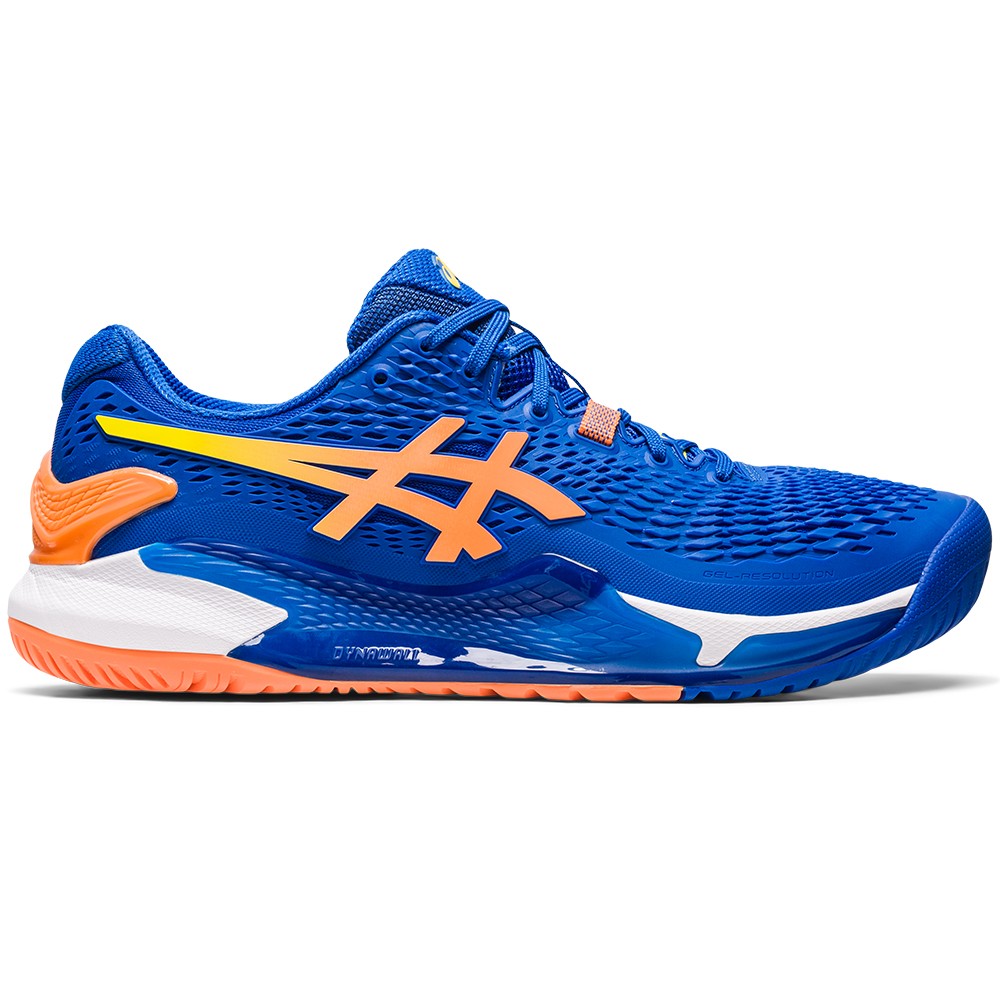 asics homme noir et orange