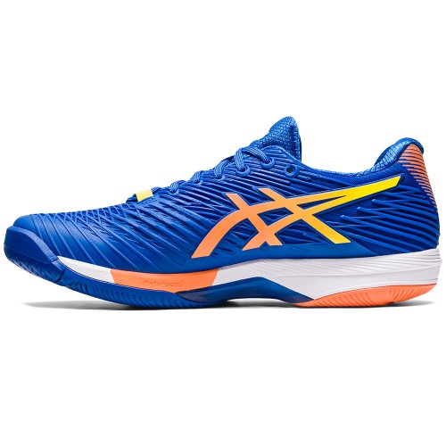 Chaussures Tennis Asics Solution Speed FlyteFoam 2 Toutes Surfaces Homme Bleu/Orange 21727