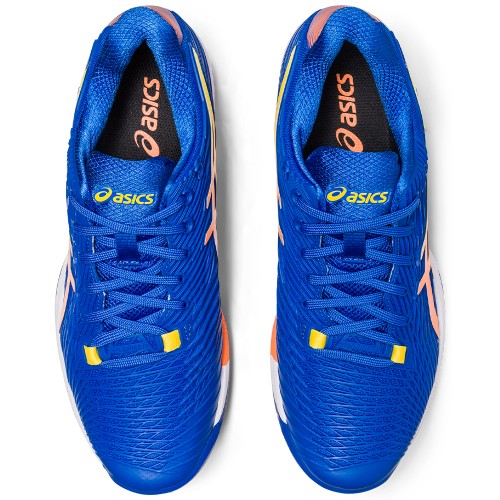 Chaussures Tennis Asics Solution Speed FlyteFoam 2 Toutes Surfaces Homme Bleu/Orange 21737