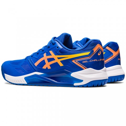 Chaussures Tennis Asics Gel Challenger 13 Toutes Surfaces Homme Bleu/Orange 21766