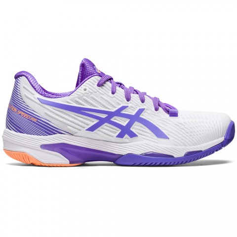 Chaussures Tennis Asics Solution Speed FlyteFoam 2 Toutes Surfaces Femme Blanc/Violet 21777