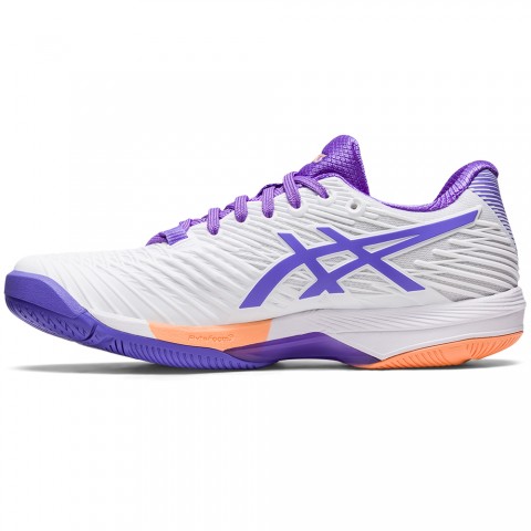 Chaussures Tennis Asics Solution Speed FlyteFoam 2 Toutes Surfaces Femme Blanc/Violet 21778