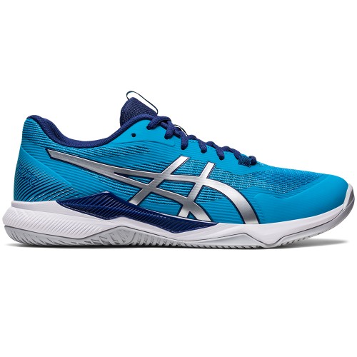 Chaussures Badminton Asics Gel Tactic Homme Bleu/Argent 21798