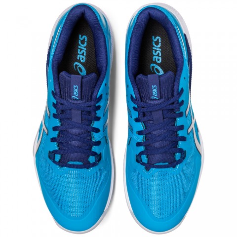 Chaussures Badminton Asics Gel Tactic Homme Bleu/Argent 21802