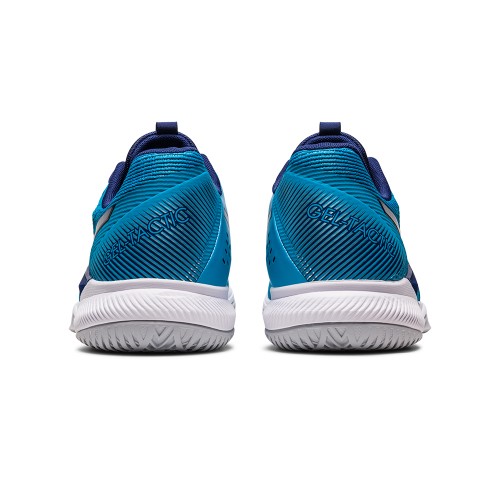 Chaussures Badminton Asics Gel Tactic Homme Bleu/Argent 21804