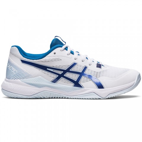 Chaussures Badminton Asics Gel Tactic Femme Blanc/Bleu 21812