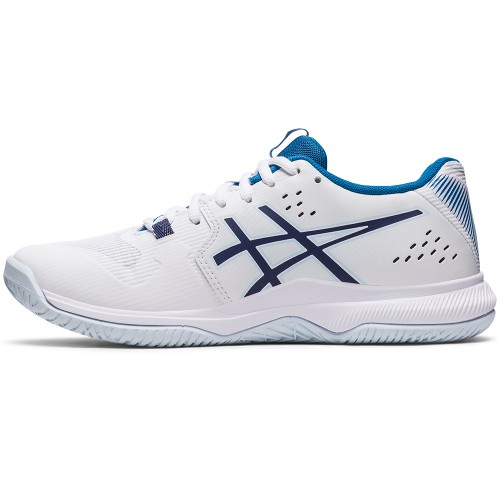 Chaussures Badminton Asics Gel Tactic Femme Blanc/Bleu 21813