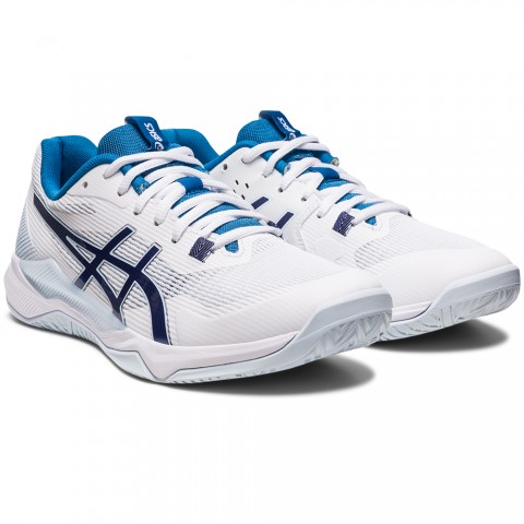 Chaussures Badminton Asics Gel Tactic Femme Blanc/Bleu 21814