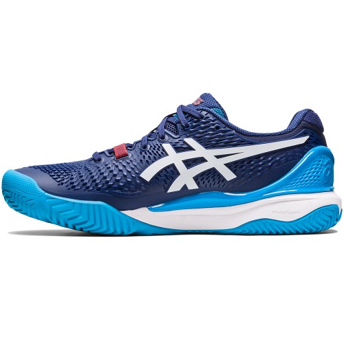 Chaussures Padel Asics Gel Resolution 9 Homme Bleu/Blanc 21820