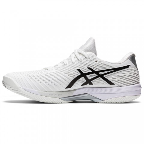 Chaussures Tennis Asics Solution Speed FF2 Terre Battue Homme Blanc/Noir 21861