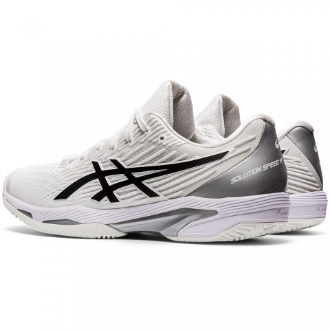 Chaussures Tennis Asics Solution Speed FF2 Terre Battue Homme Blanc/Noir 21863