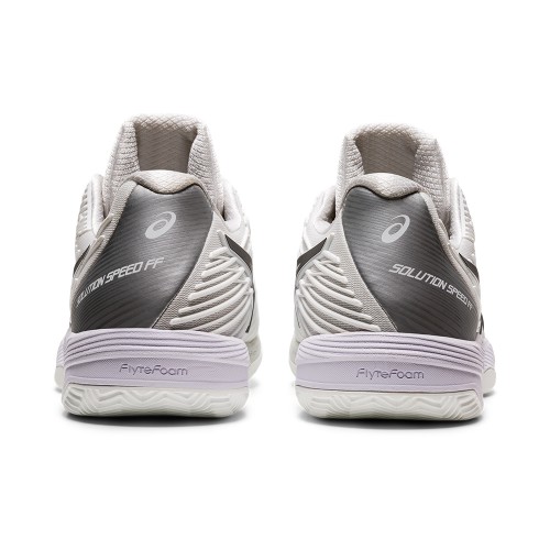 Chaussures Tennis Asics Solution Speed FF2 Terre Battue Homme Blanc/Noir 21866