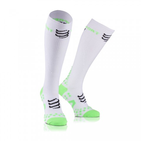 Chaussettes Compression Compressport FS Blanc 21920