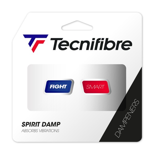 Antivibrateurs Tecnifibre Tennis Spirit Damp x2 Rouge/Bleu 22160