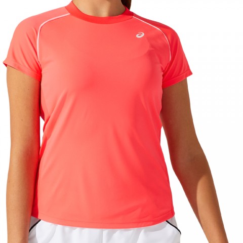 Tee-shirt Asics Court Femme Rose 22175