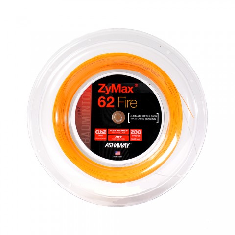 Bobine Badminton Ashaway ZyMax 62 Fire Orange 22208