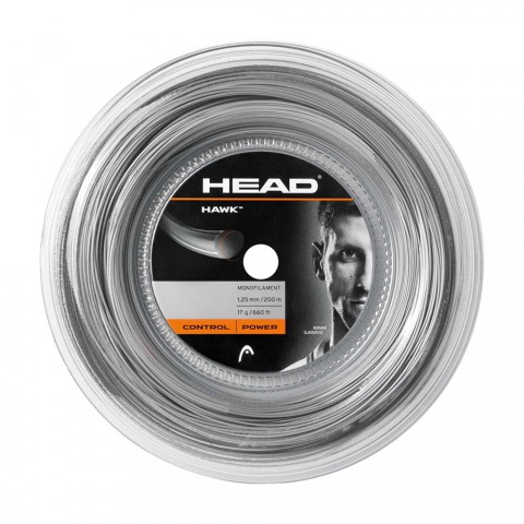 Bobine Tennis Head Hawk Gris 22219