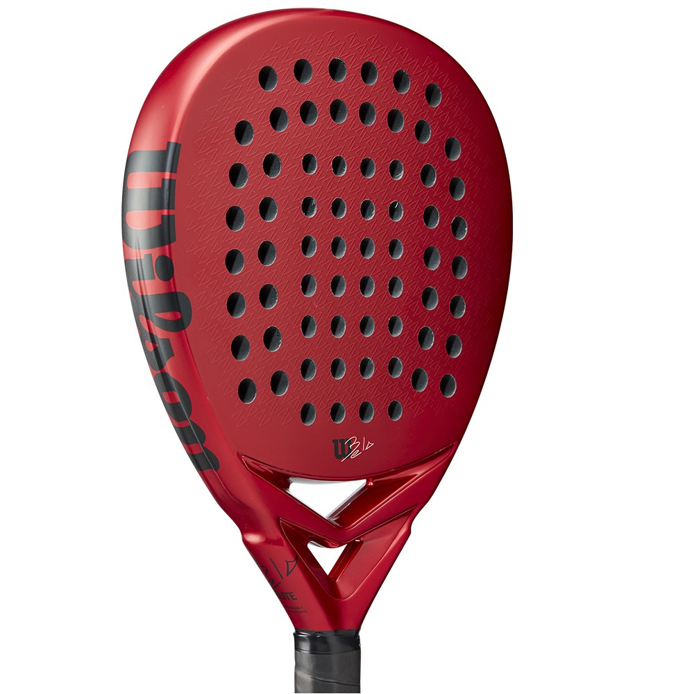 Wilson Bela Elite V2 Paddel - Rot Für Padel Tennis