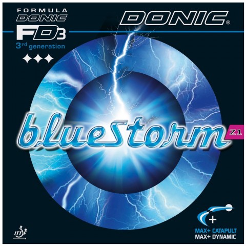 Revêtement Donic Bluestorm Z1 Noir 22403