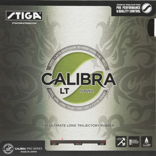 Revêtement Stiga Calibra LT Sound Noir 22482