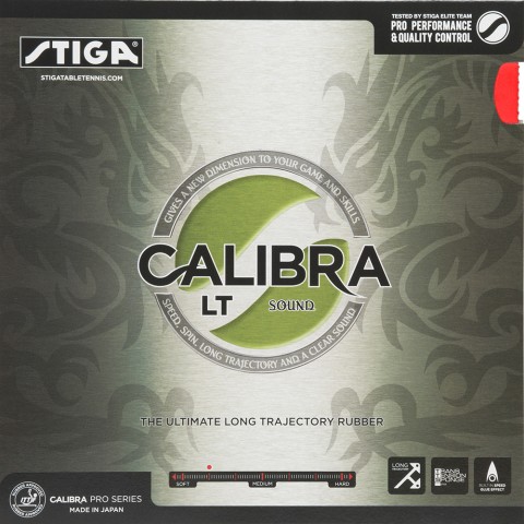 Revêtement Stiga Calibra LT Sound Rouge 22484