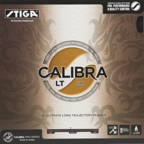 Revêtement Stiga Calibra LT Spin Noir 22548