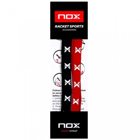 Dragonnes Nox Padel SmartStrap Pro Noir/Rouge x2 22715