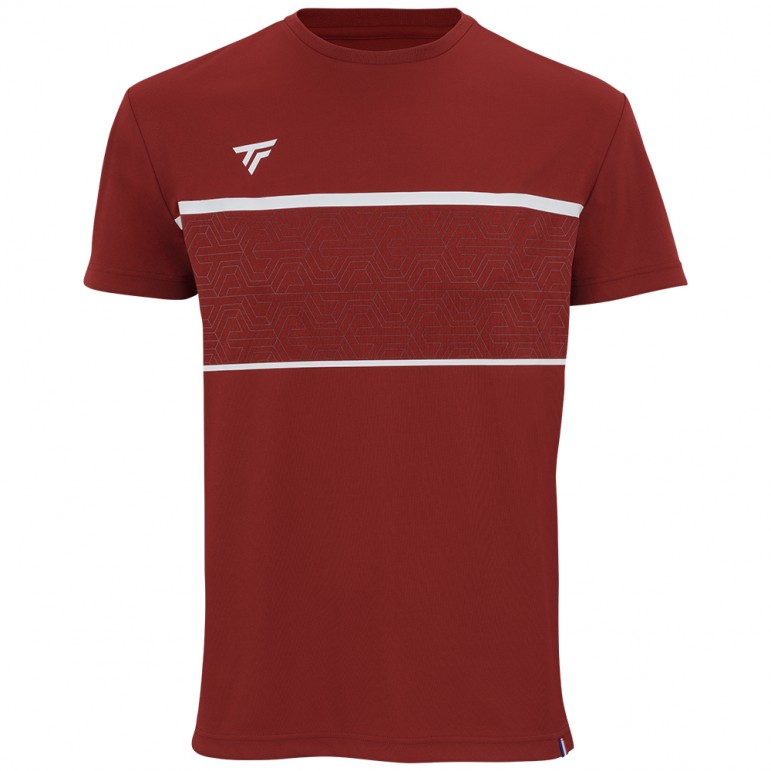 Tee-shirt Tecnifibre Tech Team Cardinal Homme