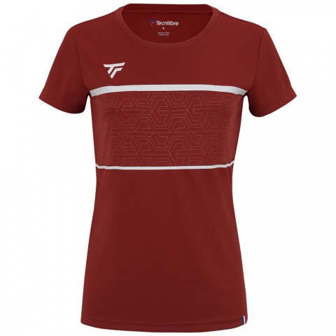 Tee-shirt Tecnifibre Tech Team Cardinal Femme 22753