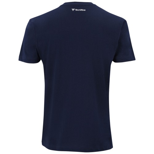Tee-shirt Tecnifibre Team Cotton Junior Bleu Marine 22864