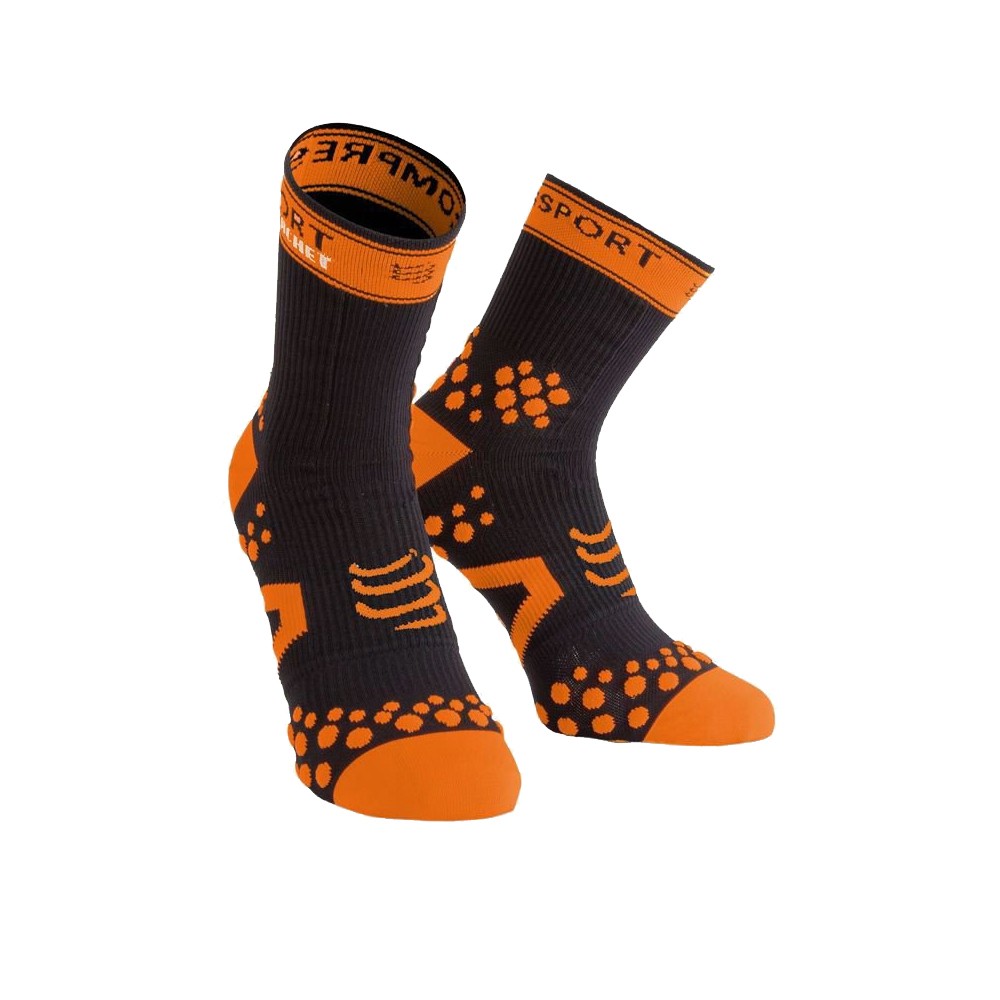 CHAINES ET CHAUSSETTES Snö Pro SOCKS - Chaussettes à neige black/orange -  Private Sport Shop