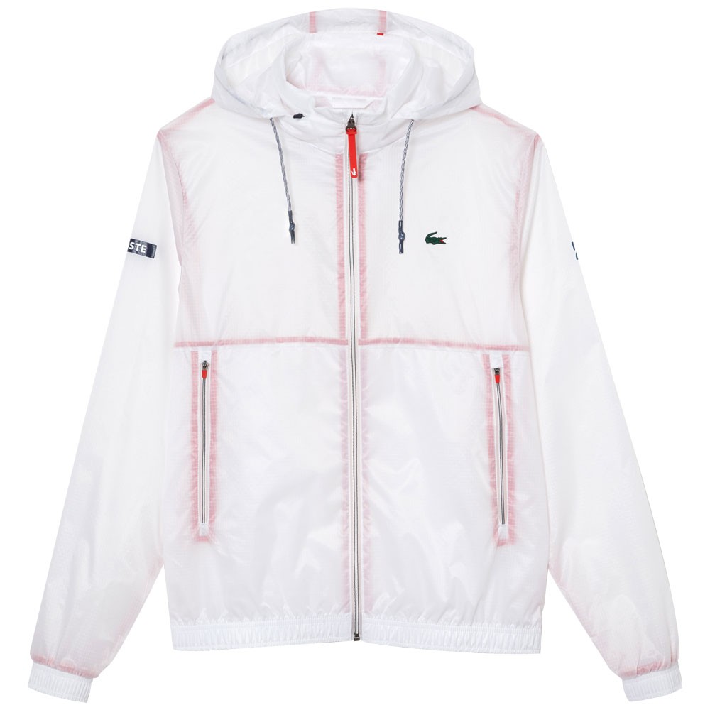 Veste Lacoste BH5043 Homme Blanc - Sports Raquettes