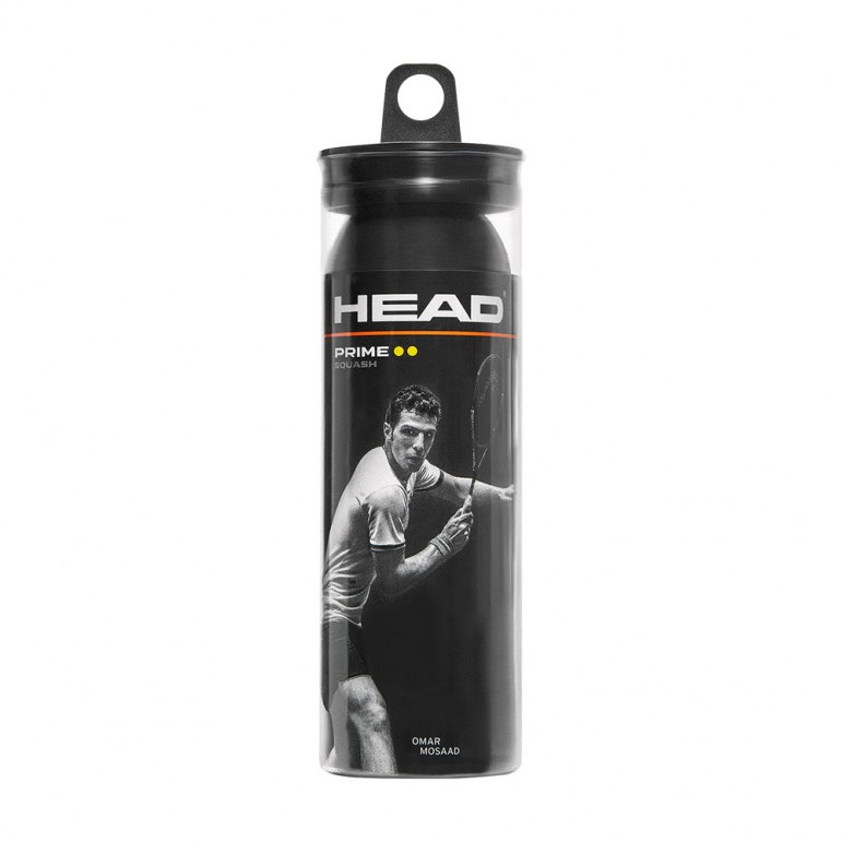 Balles Squash Head Prime Double Point Jaune x3