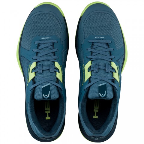 Chaussures Tennis Head Sprint Team 3.5 Terre Battue Homme Bleu/Vert 22982