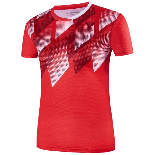Tee-shirt Victor T-31000TD D Denmark National Team Femme Rouge