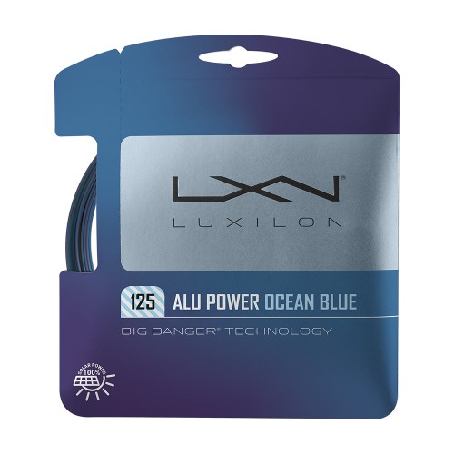 Garniture Tennis Luxilon Alu Power Ocean Blue 23075