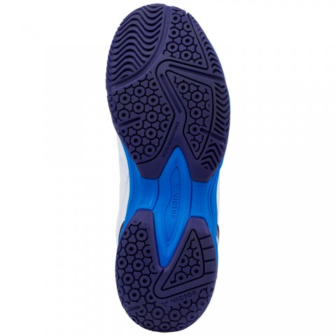 Chaussures Badminton Victor A170 A Wide Homme Blanc/Bleu 23103