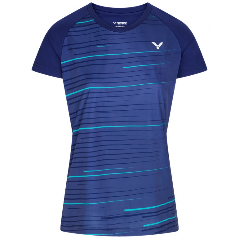 Tee-shirt Victor T-34100 B Femme Bleu