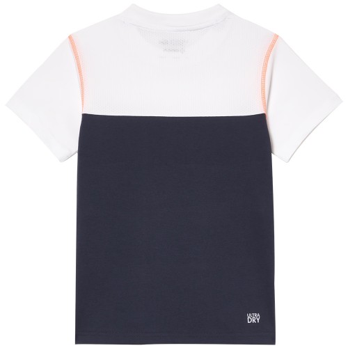 Tee-shirt Lacoste TJ6043 Daniil Junior Blanc/Bleu