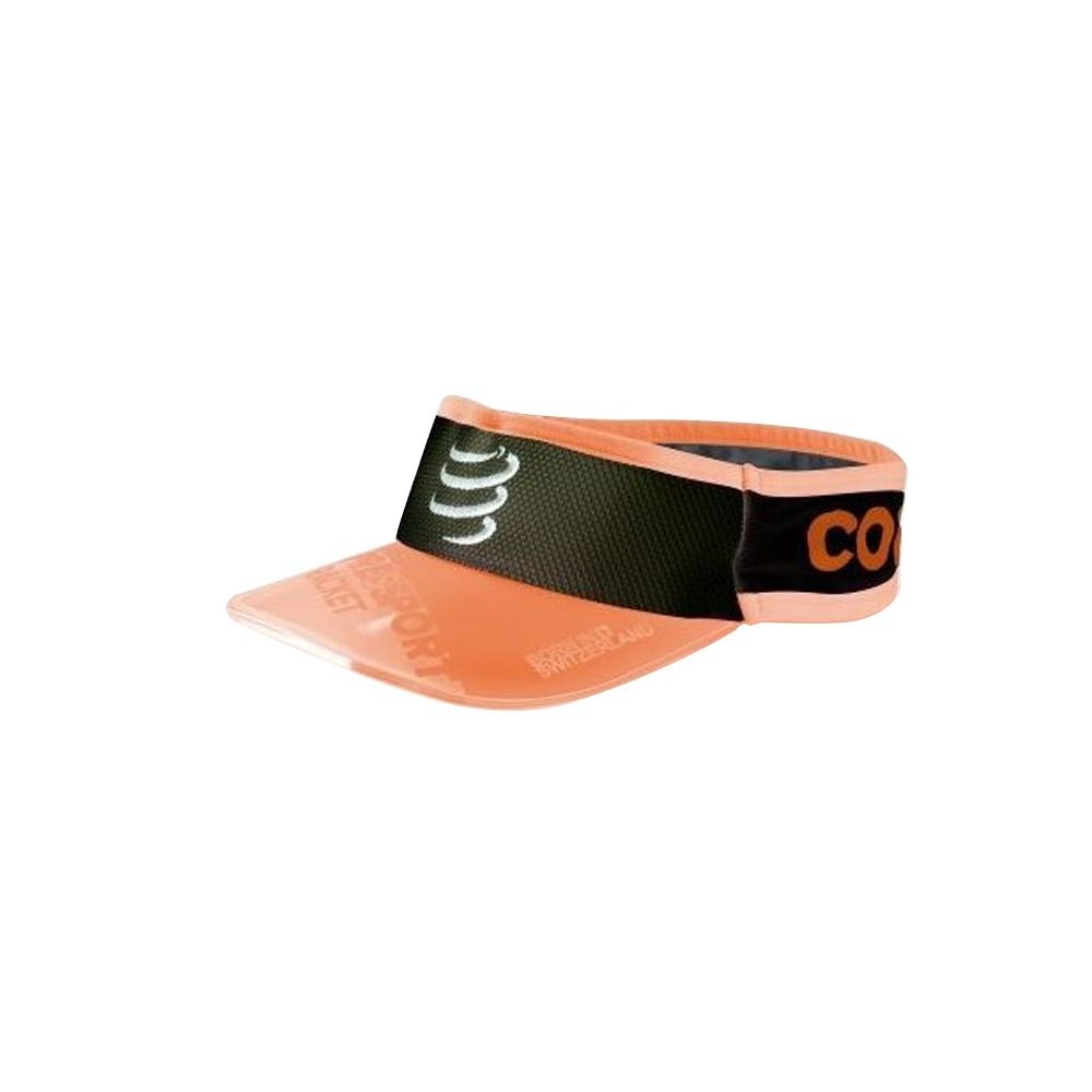 Compressport Visière Ultralégère AW24 – Protection Solaire Respirante, Bleu Azur/Noir, Taille Unique – Course & Sport
