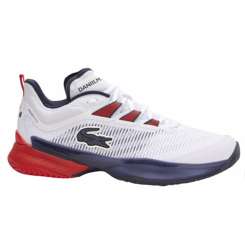 Chaussures Tennis Lacoste AG-LT23 Ultra Toutes Surfaces Homme Blanc/Rouge/Bleu 23414