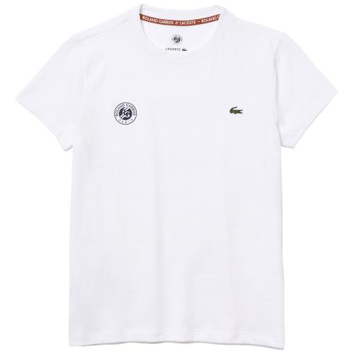 Tee-shirt Lacoste TF2100 Roland Garros Femme Blanc 23420