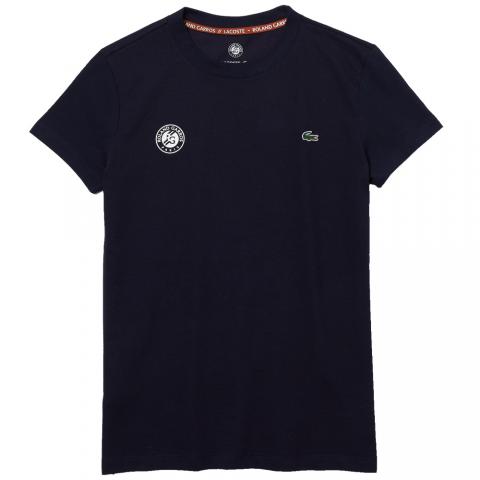 Tee-shirt Lacoste TF2100 Roland Garros Femme Bleu Marine