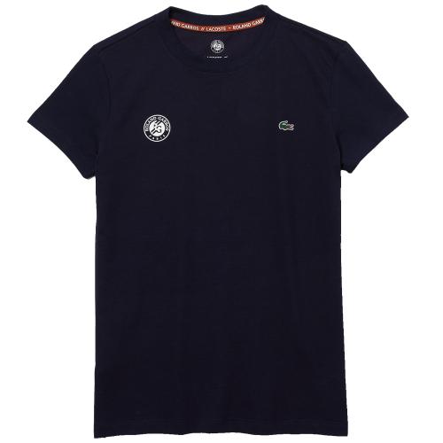 Tee-shirt Lacoste TF2100 Roland Garros Femme Bleu Marine