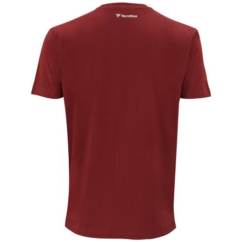 Tee-shirt Tecnifibre Coton Team Cardinal Homme