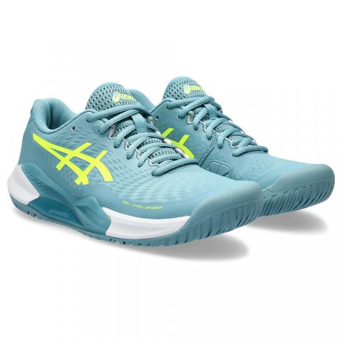 Chaussures Tennis Asics Gel Challenger 14 Toutes Surfaces Femme Bleu/Jaune 23589