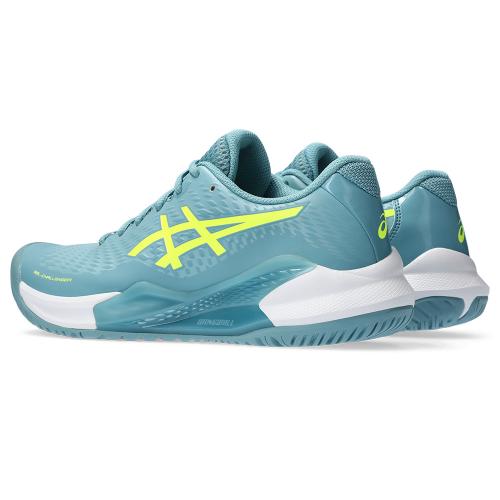 Chaussures Tennis Asics Gel Challenger 14 Toutes Surfaces Femme Bleu/Jaune 23590