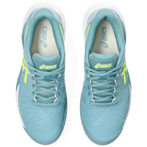 Chaussures Tennis Asics Gel Challenger 14 Toutes Surfaces Femme Bleu/Jaune 23591