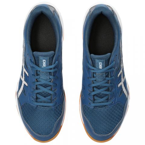Chaussures Badminton Asics Gel Rocket 11 Homme Bleu/Argent 23617